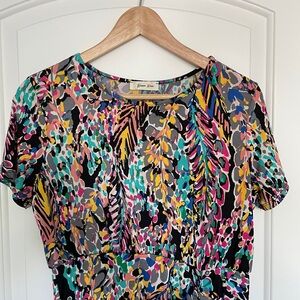 PinkBlush Beeson River colorful maternity dress